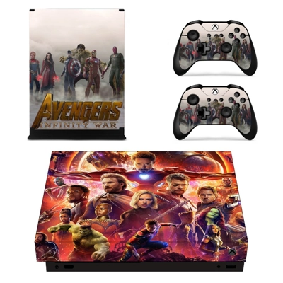 Avengers infinity war decal skin for Xbox one X Console an.. Avengers infinity war decal skin for Xbox one X Console an..