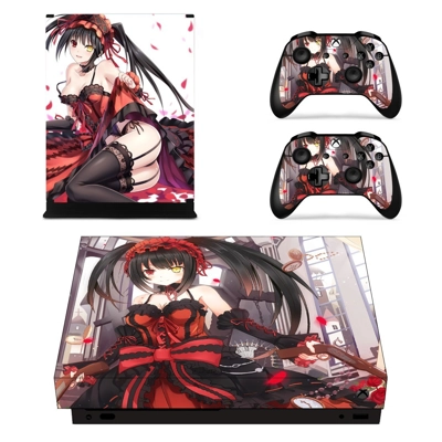 Kurumi tokisaki decal skin for Xbox one X Console and 2 Co.. Kurumi tokisaki decal skin for Xbox one X Console and 2 Co..