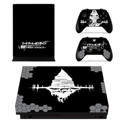 Sword Art Online decal skin for Xbox one X Console and 2 Controllers