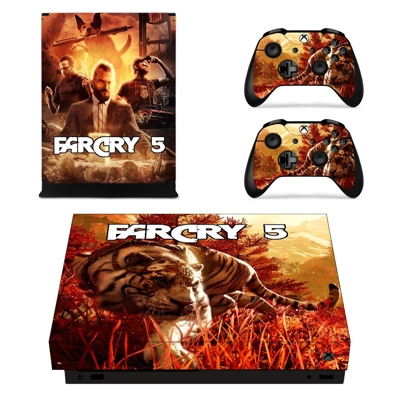 Far Cry 5 decal skin for Xbox one X Console and 2 Controll.. Far Cry 5 decal skin for Xbox one X Console and 2 Controll..