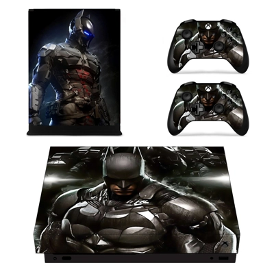 Batman decal skin for Xbox one X Console and 2 Controllers Batman decal skin for Xbox one X Console and 2 Controllers
