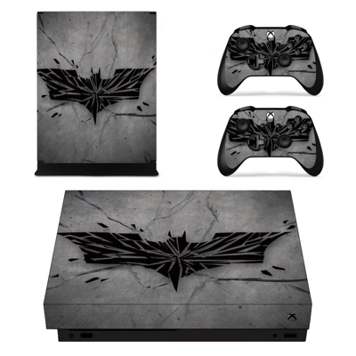 Batman decal skin for Xbox one X Console and 2 Controllers