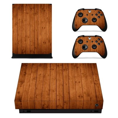 Wooden Board decal skin for Xbox one X Console and 2 Contr.. Wooden Board decal skin for Xbox one X Console and 2 Contr..