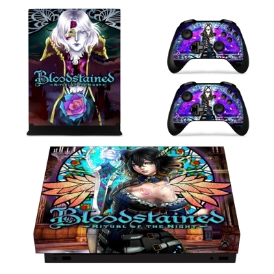 Bloodstained Ritual of the Night decal skin for Xbox one X.. Bloodstained Ritual of the Night decal skin for Xbox one X..