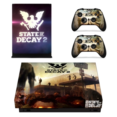 State of Decay 2 decal skin for Xbox one X Console and 2 C.. State of Decay 2 decal skin for Xbox one X Console and 2 C..