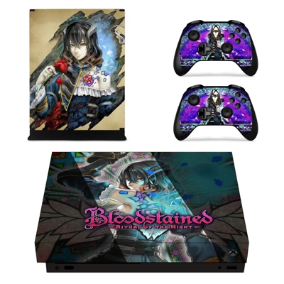 Bloodstained Ritual of the Night decal skin for Xbox one X.. Bloodstained Ritual of the Night decal skin for Xbox one X..