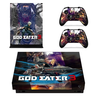 God Eater 3 decal skin for Xbox one X Console and 2 Contro.. God Eater 3 decal skin for Xbox one X Console and 2 Contro..