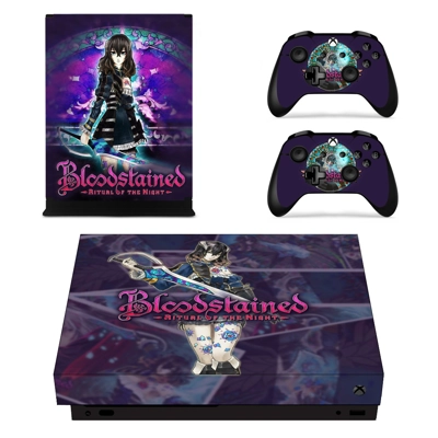 Bloodstained Ritual of the Night decal skin for Xbox one X.. Bloodstained Ritual of the Night decal skin for Xbox one X..