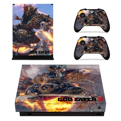 God Eater 3 decal skin for Xbox one X Console and 2 Contro.. God Eater 3 decal skin for Xbox one X Console and 2 Contro..