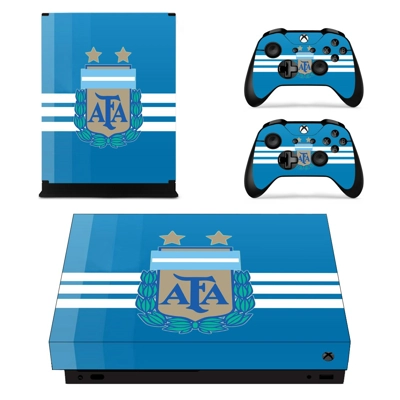 Messi AFA decal skin for Xbox one X Console and 2 Controll.. Messi AFA decal skin for Xbox one X Console and 2 Controll..