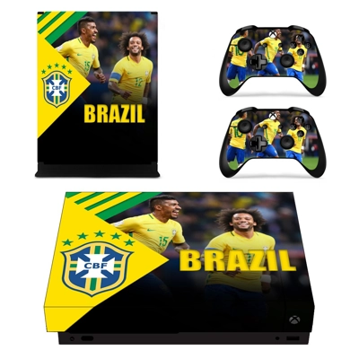 Brazilian Football Confederation decal skin for Xbox one X.. Brazilian Football Confederation decal skin for Xbox one X..