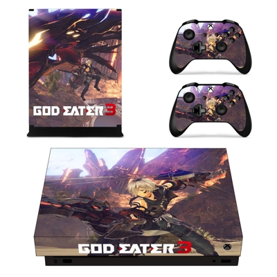 God Eater 3 decal skin for Xbox one X Console and 2 Contro.. God Eater 3 decal skin for Xbox one X Console and 2 Contro..