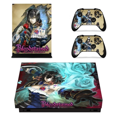 Bloodstained Ritual of the Night decal skin for Xbox one X.. Bloodstained Ritual of the Night decal skin for Xbox one X..