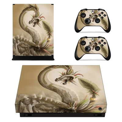 Quetzalcoatl Digital Art decal skin for Xbox one X Console.. Quetzalcoatl Digital Art decal skin for Xbox one X Console..