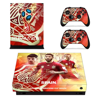 2018 FIFA World Cup Spain decal skin for Xbox one X Consol.. 2018 FIFA World Cup Spain decal skin for Xbox one X Consol..