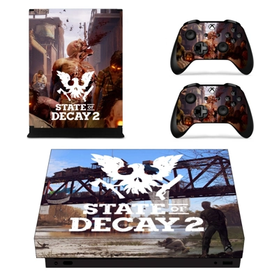 State of Decay 2 decal skin for Xbox one X Console and 2 C.. State of Decay 2 decal skin for Xbox one X Console and 2 C..