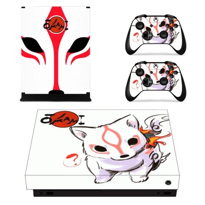 Okami Celestia decal skin for Xbox one X Console and 2 Con.. Okami Celestia decal skin for Xbox one X Console and 2 Con..