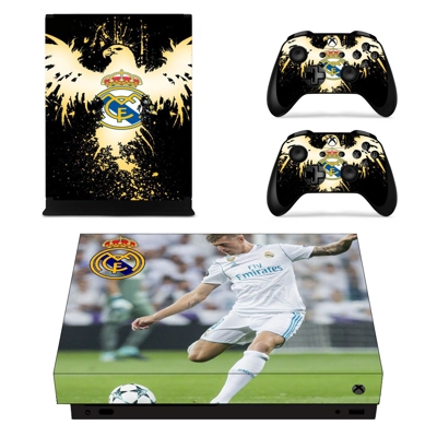 Real Madrid decal skin for Xbox one X Console and 2 Contro.. Real Madrid decal skin for Xbox one X Console and 2 Contro..