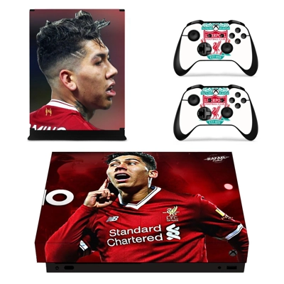 Roberto Firmino decal skin for Xbox one X Console and 2 Co.. Roberto Firmino decal skin for Xbox one X Console and 2 Co..