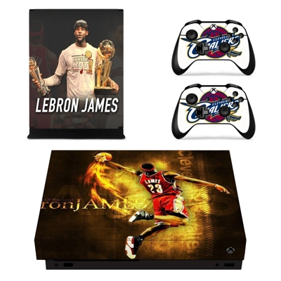 Lebron James decal skin for Xbox one X Console and 2 Contr.. Lebron James decal skin for Xbox one X Console and 2 Contr..