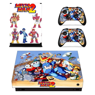 Mega Man 2 decal skin for Xbox one X Console and 2 Control.. Mega Man 2 decal skin for Xbox one X Console and 2 Control..