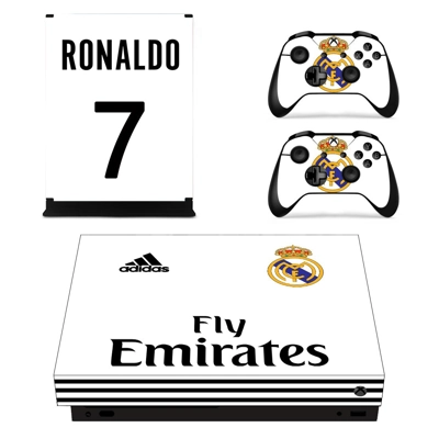 Cristiano Ronaldo decal skin for Xbox one X Console and 2 .. Cristiano Ronaldo decal skin for Xbox one X Console and 2 ..