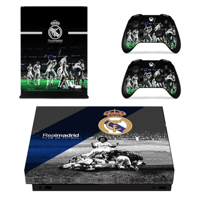 Real Madrid decal skin for Xbox one X Console and 2 Contro.. Real Madrid decal skin for Xbox one X Console and 2 Contro..