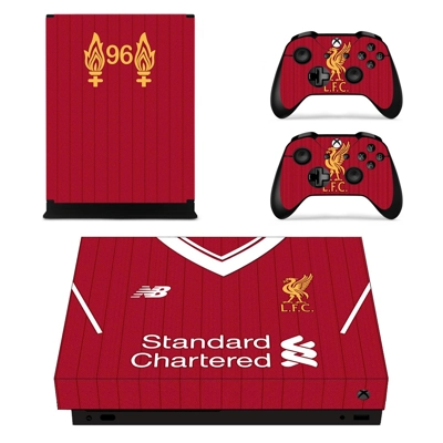 Liverpool FC decal skin for Xbox one X Console and 2 Contr.. Liverpool FC decal skin for Xbox one X Console and 2 Contr..