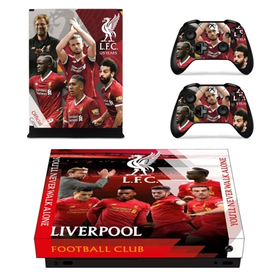 Liverpool FC decal skin for Xbox one X Console and 2 Contr.. Liverpool FC decal skin for Xbox one X Console and 2 Contr..