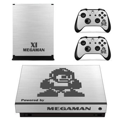 Mega Man 11 decal skin for Xbox one X Console and 2 Contro.. Mega Man 11 decal skin for Xbox one X Console and 2 Contro..