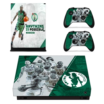 Kevin Garnett decal skin for Xbox one X Console and 2 Cont.. Kevin Garnett decal skin for Xbox one X Console and 2 Cont..