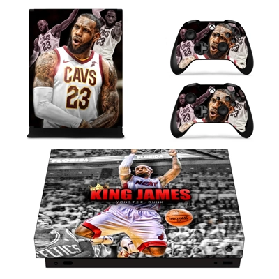 Lebron James decal skin for Xbox one X Console and 2 Contr.. Lebron James decal skin for Xbox one X Console and 2 Contr..