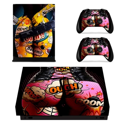 Sexy Lady decal skin for Xbox one X Console and 2 Controll.. Sexy Lady decal skin for Xbox one X Console and 2 Controll..