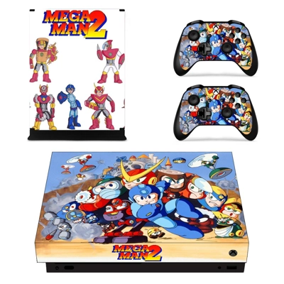 Mega Man 2 decal skin for Xbox one X Console and 2 Control.. Mega Man 2 decal skin for Xbox one X Console and 2 Control..