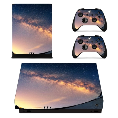 Sky Wallpaper decal skin for Xbox one X Console and 2 Controllers