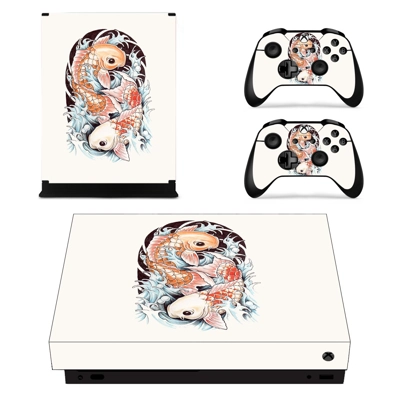 Fish wallpaper decal skin for Xbox one X Console and 2 Con.. Fish wallpaper decal skin for Xbox one X Console and 2 Con..