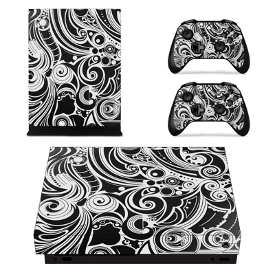 Floral Wallpaper decal skin for Xbox one X Console and 2 C.. Floral Wallpaper decal skin for Xbox one X Console and 2 C..