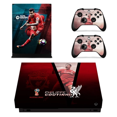 Philippe Coutinho Liverpool decal skin for Xbox one X Cons.. Philippe Coutinho Liverpool decal skin for Xbox one X Cons..