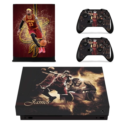 Cleveland Cavaliers decal skin for Xbox one X Console and .. Cleveland Cavaliers decal skin for Xbox one X Console and ..