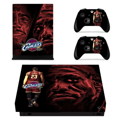 Cleveland Cavaliers decal skin for Xbox one X Console and .. Cleveland Cavaliers decal skin for Xbox one X Console and ..
