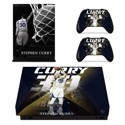 Stephen Curry decal skin for Xbox one X Console and 2 Cont.. Stephen Curry decal skin for Xbox one X Console and 2 Cont..
