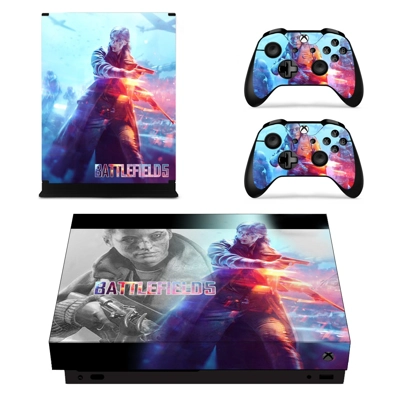 Battlefield 5 decal skin for Xbox one X Console and 2 Cont.. Battlefield 5 decal skin for Xbox one X Console and 2 Cont..