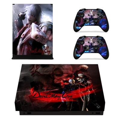 Devil May Cry decal skin for Xbox one X Console and 2 Cont.. Devil May Cry decal skin for Xbox one X Console and 2 Cont..