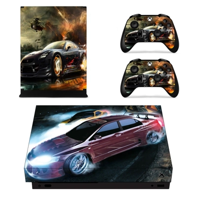 Car Wallpaper decal skin for Xbox one X Console and 2 Cont.. Car Wallpaper decal skin for Xbox one X Console and 2 Cont..