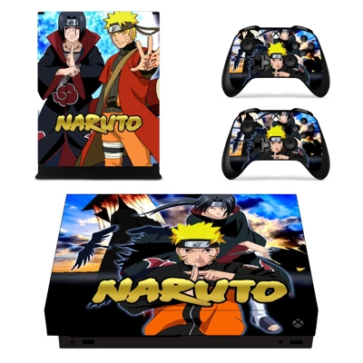 Naruto decal skin for Xbox one X Console and 2 Controllers Naruto decal skin for Xbox one X Console and 2 Controllers