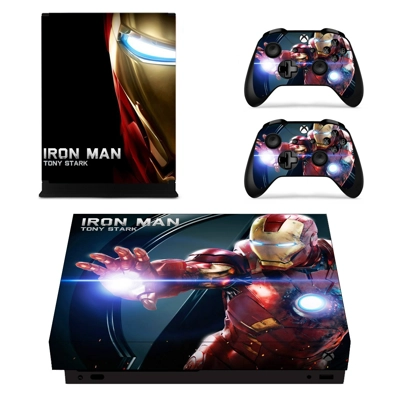 Iron Man tony stark decal skin for Xbox one X Console and .. Iron Man tony stark decal skin for Xbox one X Console and ..
