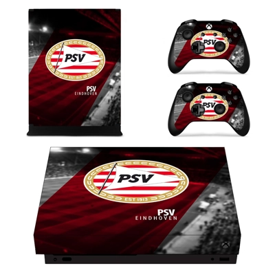 PSV Eindhoven decal skin for Xbox one X Console and 2 Cont.. PSV Eindhoven decal skin for Xbox one X Console and 2 Cont..