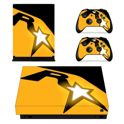 Rockstar Games decal skin for Xbox one X Console and 2 Con.. Rockstar Games decal skin for Xbox one X Console and 2 Con..