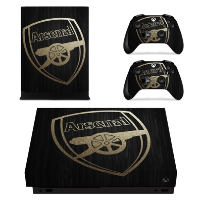Arsenal FC decal skin for Xbox one X Console and 2 Control.. Arsenal FC decal skin for Xbox one X Console and 2 Control..