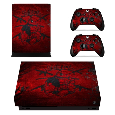 Dark Wallpaper decal skin for Xbox one X Console and 2 Controllers